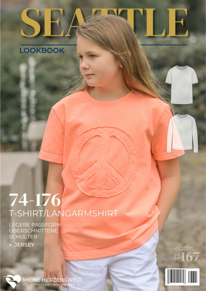 E-book Meine Herzenswelt Seattle T-Shirt Kids, Duits