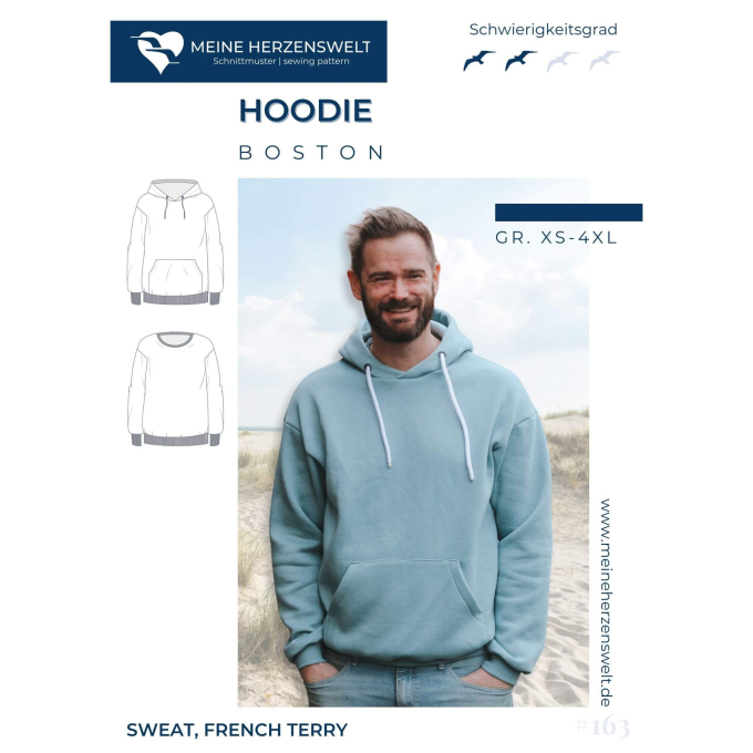 E-book Meine Herzenswelt Hoodie Boston Men, Duits