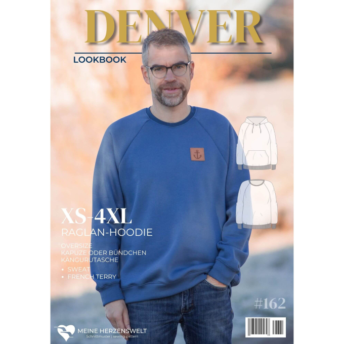 E-book Meine Herzenswelt Hoodie Denver Men, Duits