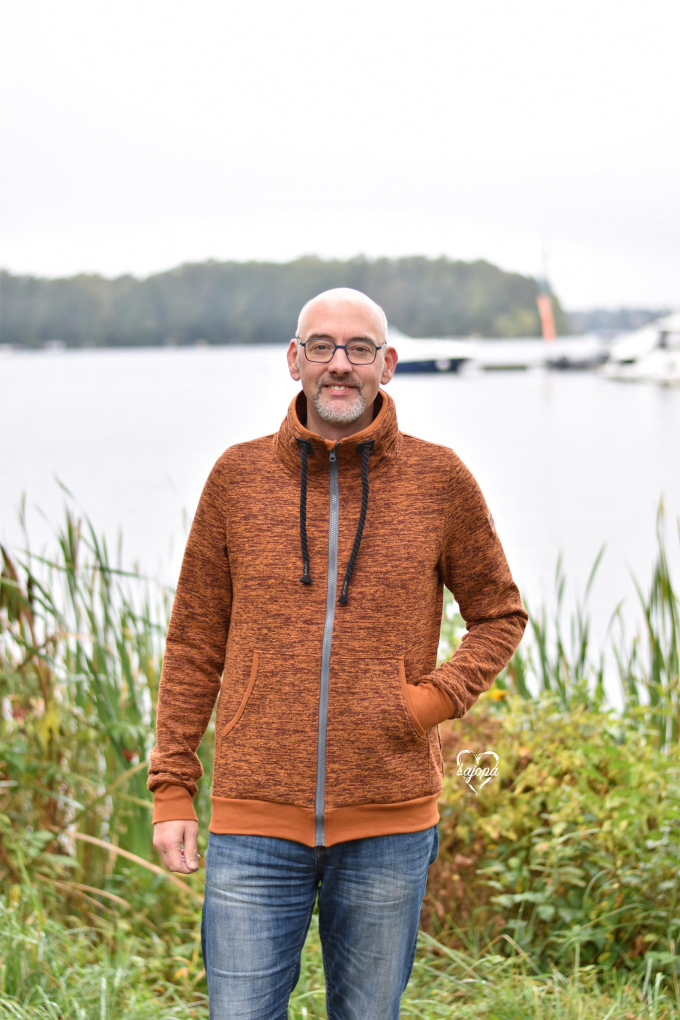 E-book Meine Herzenswelt Sweatjacke Herren Paco #127, Duits