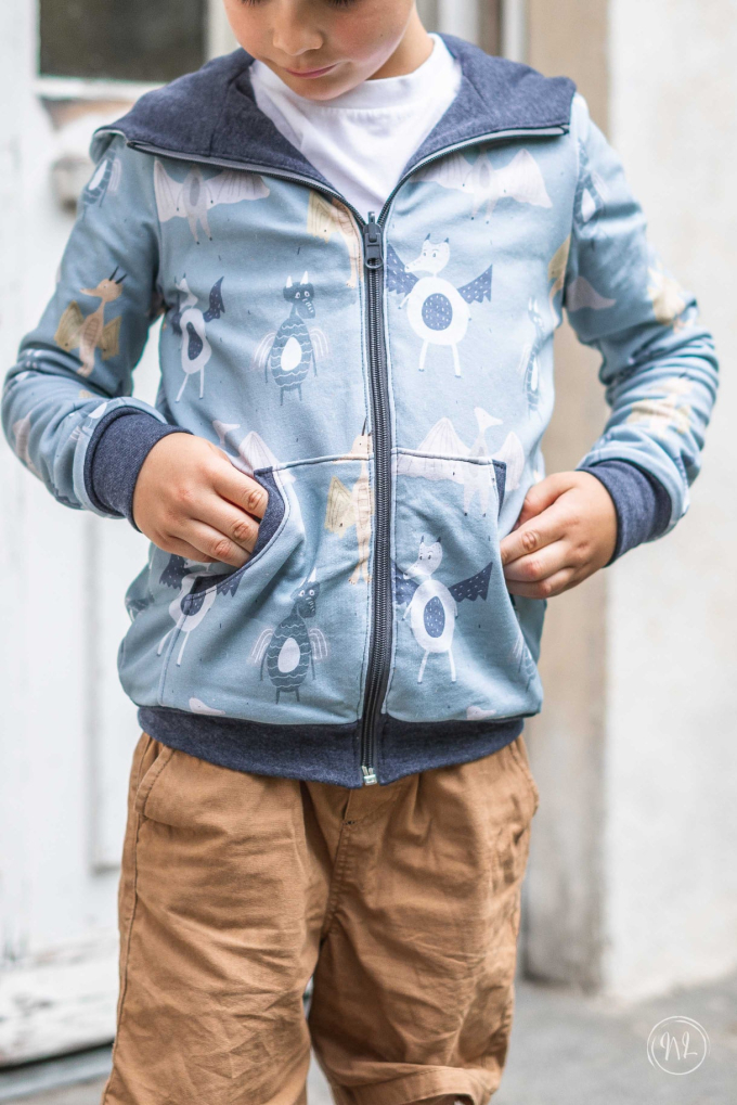 E-book Meine Herzenswelt Sweatjacke Kinder Paco #123, Duits