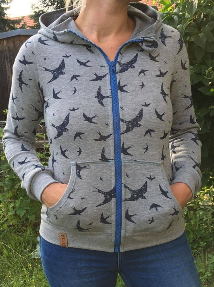 E-Book Mialuna Damen Sweatjacke Lady Sky, en allemand