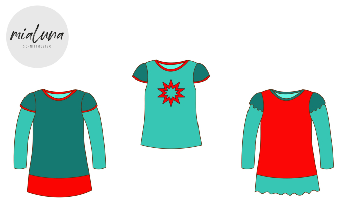 E-Book Mialuna Kinder Tunika - Shirt Joya, duits