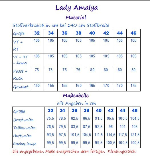 E-Book Mialuna Sommerkleid Lady Amalya, en allemand