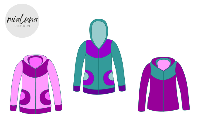 E-Book Mialuna Sweatjacke Lady Bella, duits