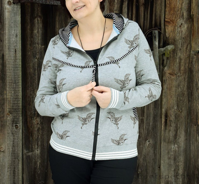 E-Book Mialuna Sweatjacke Lady Bella, duits
