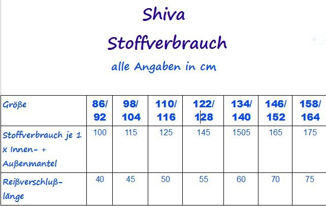 E-Book Mialuna Übergangsjacke Shiva Kids