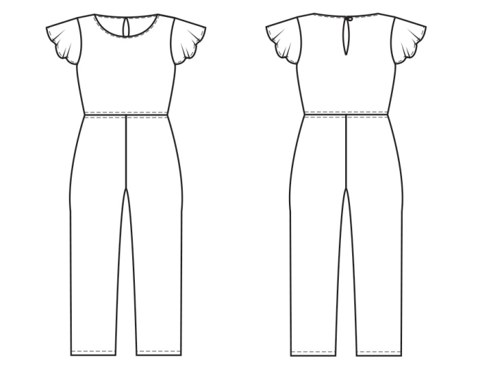 E-Book Miss Doodle H10127 Kinder-Jumpsuit Oddy