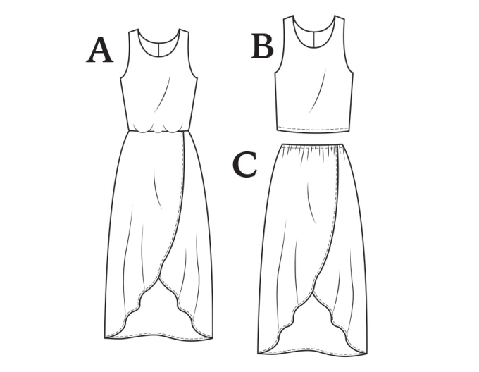 E-Book Miss Doodle H1039 Damenkleid/Top/Rock Reese