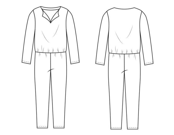 E-Book Miss Doodle H1051 Jumpsuit Ruth