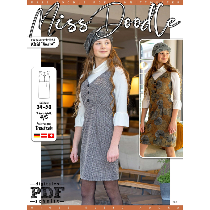 E-Book Miss Doodle H1063 Damenkleid Audra