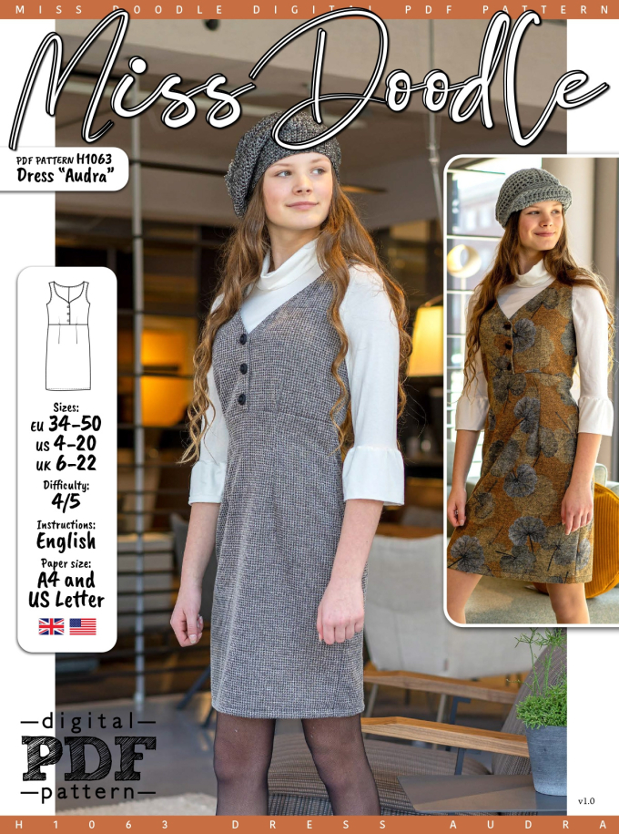E-Book Miss Doodle H1063 Damenkleid Audra