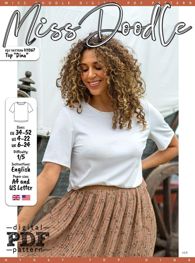E-book Miss Doodle H1067 Damestop Dina, Nederlands