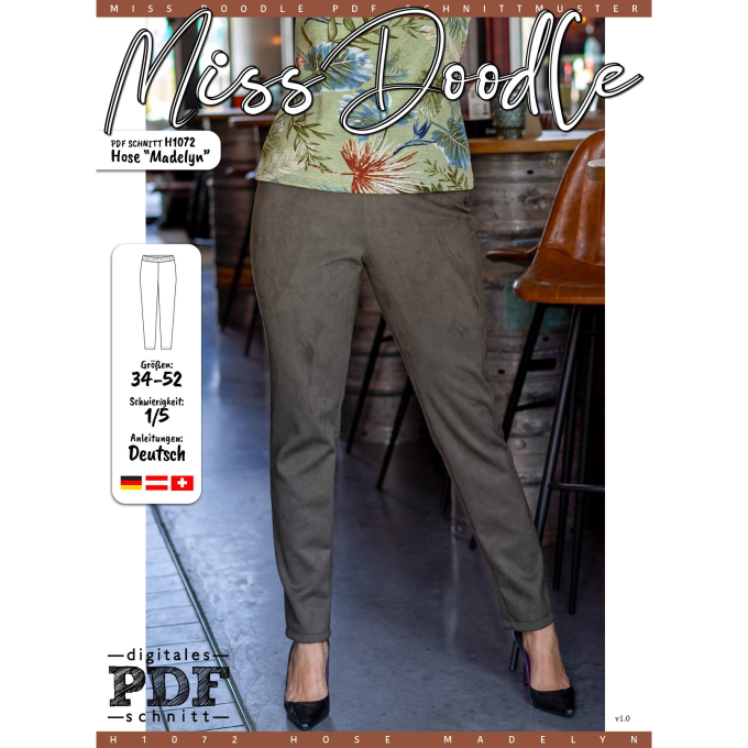 E-book Miss Doodle H1072 Damesbroek Madelyn, Nederlands