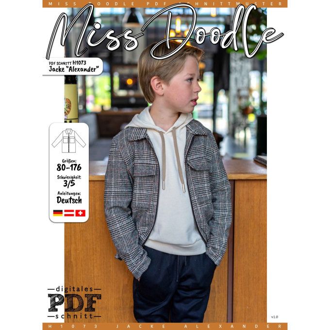 E-Book Miss Doodle H1073 Kinderjacke Alexander