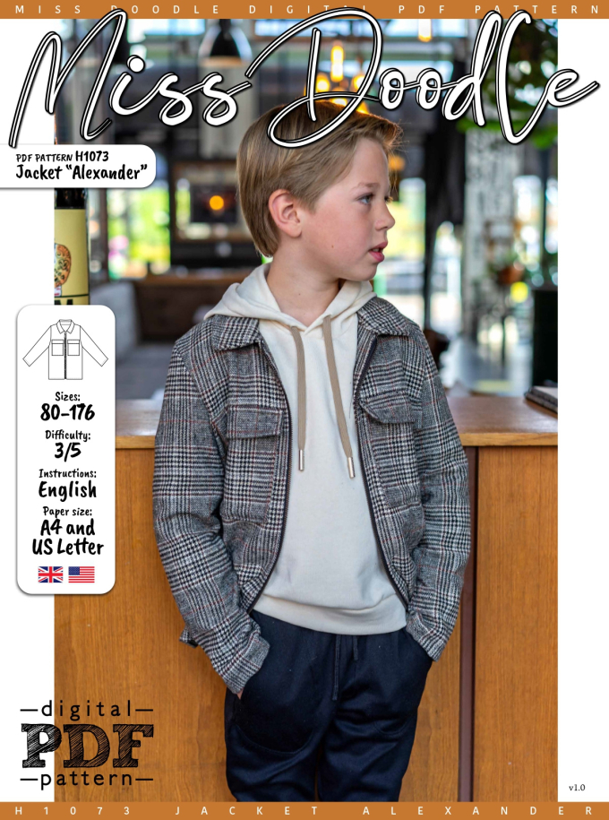 E-Book Miss Doodle H1073 Kinderjacke Alexander