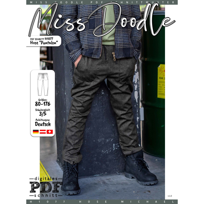 E-Book Miss Doodle H1077 Kinderhose Michael