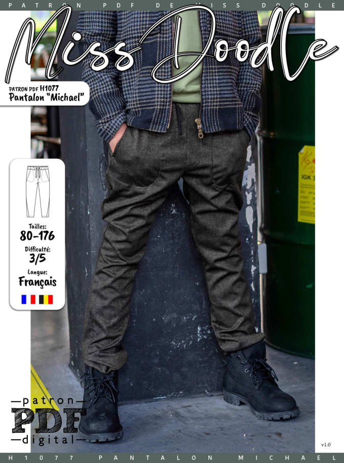 E-Book Miss Doodle H1077 Kinderhose Michael