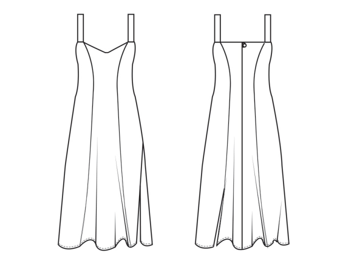 E-Book Miss Doodle S1127 Damenkleid Camilia