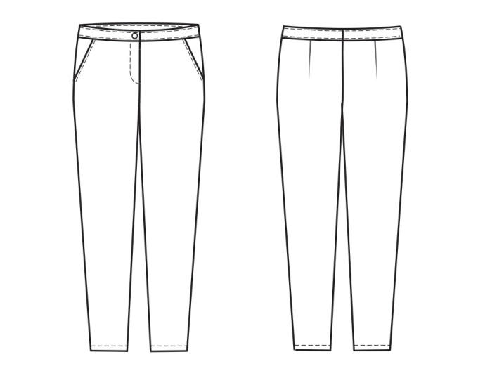E-Book Miss Doodle S1146 Dames Broek Rebekha, nederlands