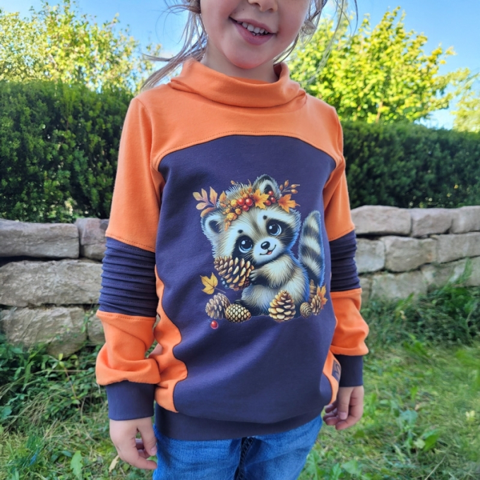 Patron Miss Granny Kinder pdf Hoodie Luca, en allemand