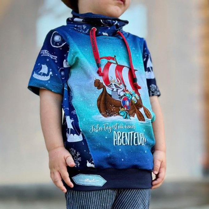 Patron Miss Granny Kinder pdf Hoodie Luca, en allemand