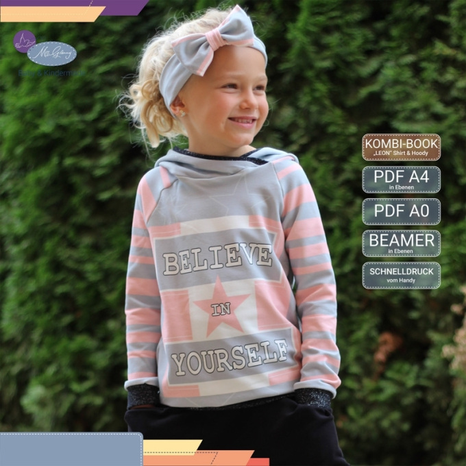 E-book Miss Granny Kombi Kinder Hoodie & T-Shirt Leon, Duits