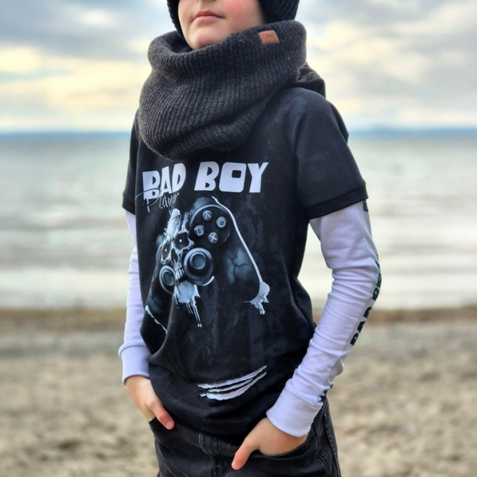 E-Book patron Kinder T-Shirt Leon Miss Granny, en allemand