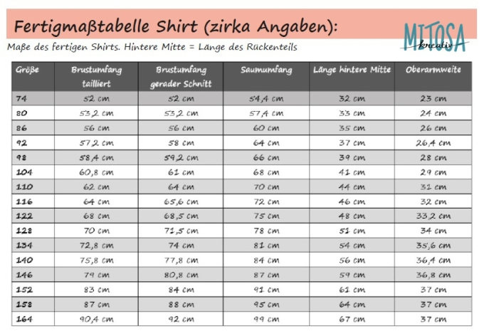 E-Book MiToSa-Kreativ Family Shirt Kids, en allemand