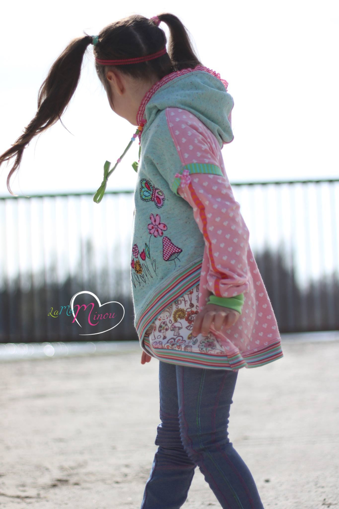 E-Book MiToSa-Kreativ Shabby Asymmetrie Hoodie Kids