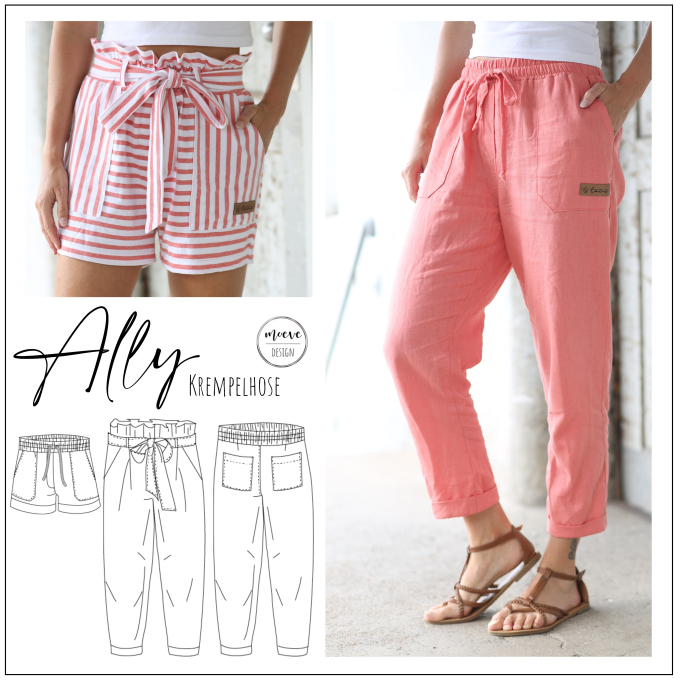 E-book Moeve.Design Broek Ally Dames, Duits