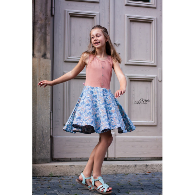 Patron jupe tulle enfant pdf Maureen Moeve.Design, en allemand