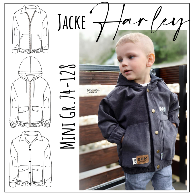 E-Book Moeve.Design Oversize Jacke Harley Mini Kids