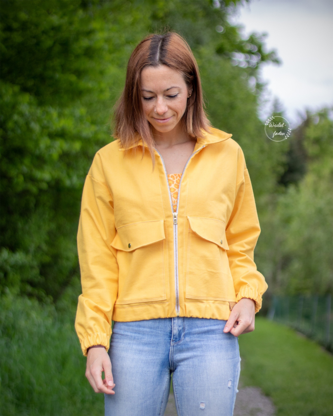 Patron veste femme pdf Solveig Moeve.Design, en allemand