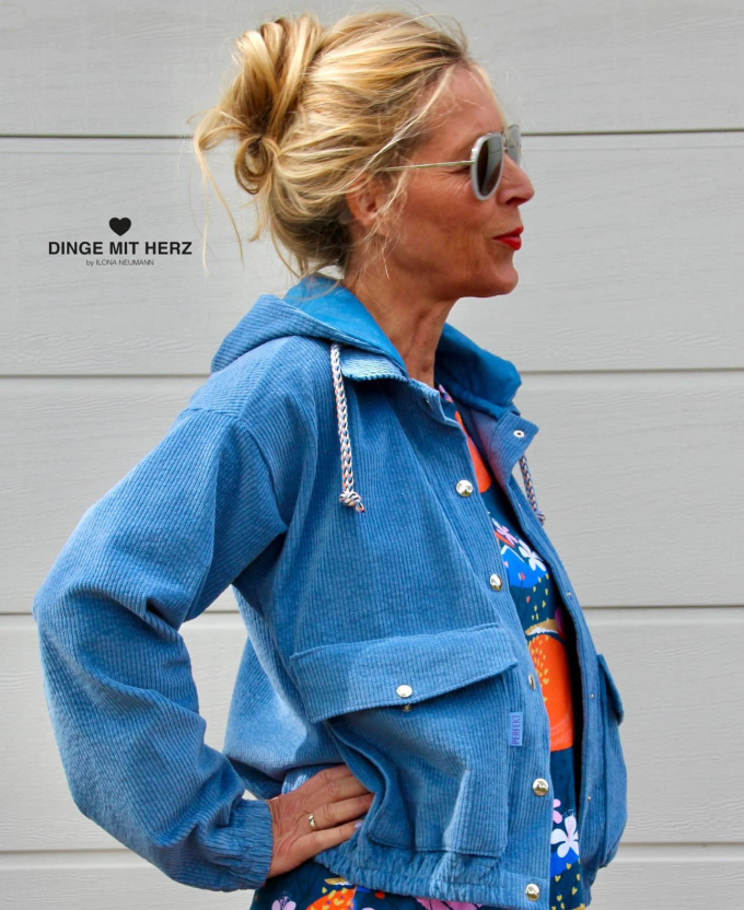 Patron veste femme pdf Solveig Moeve.Design, en allemand