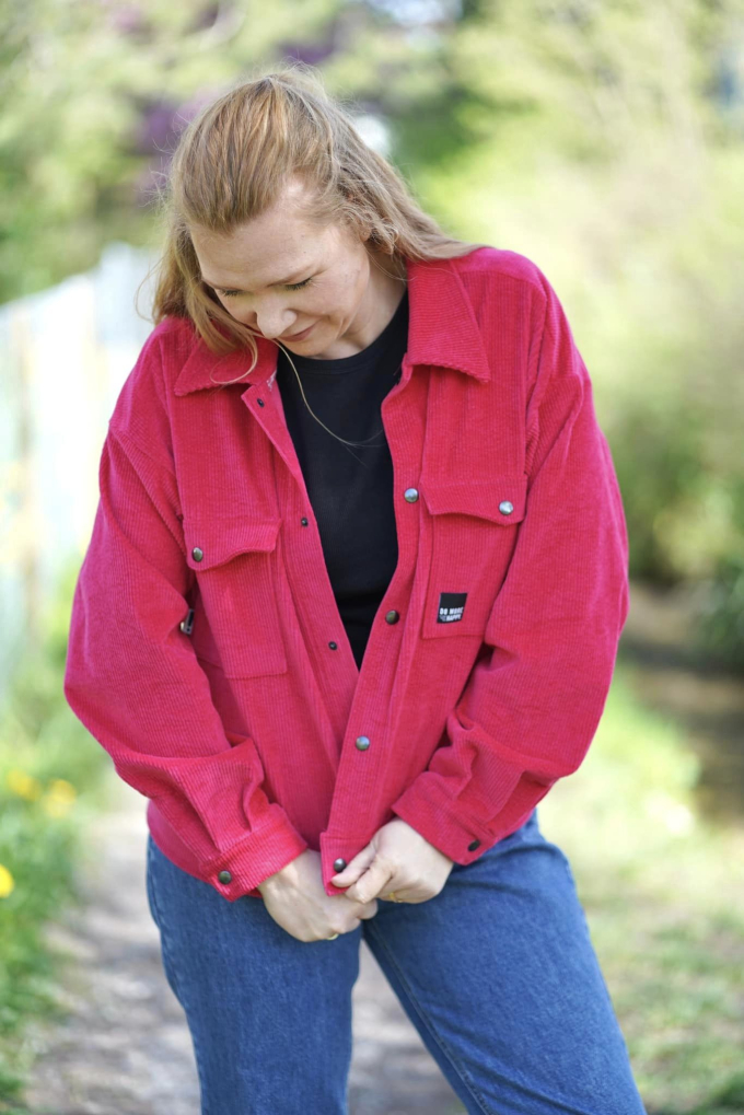 Patron veste femme pdf Solveig Moeve.Design, en allemand