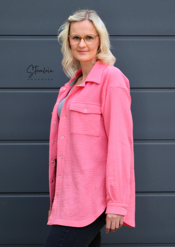 Patron veste femme pdf Solveig Moeve.Design, en allemand