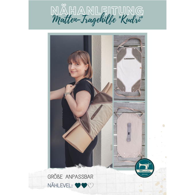 Ebook patron porte-tapis de yoga Kudri Monentia, en allemand