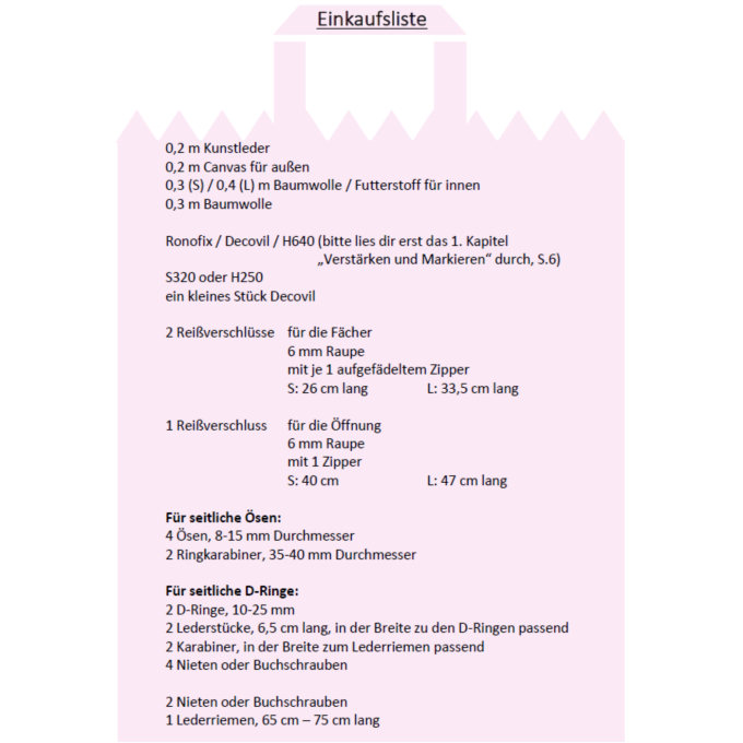 E-book Monja Taschen Safran Bag Basic, Duits