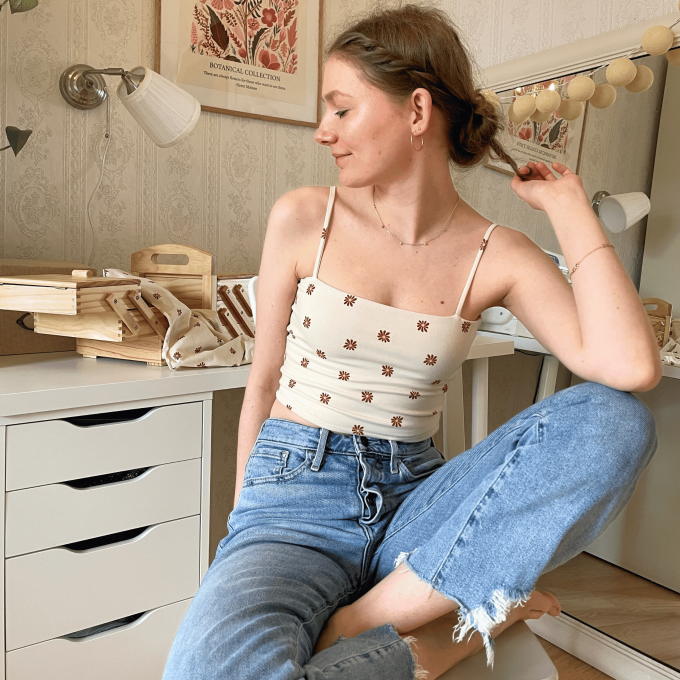 E-book Moreauthentic Basic Crop Top Emily, Duits