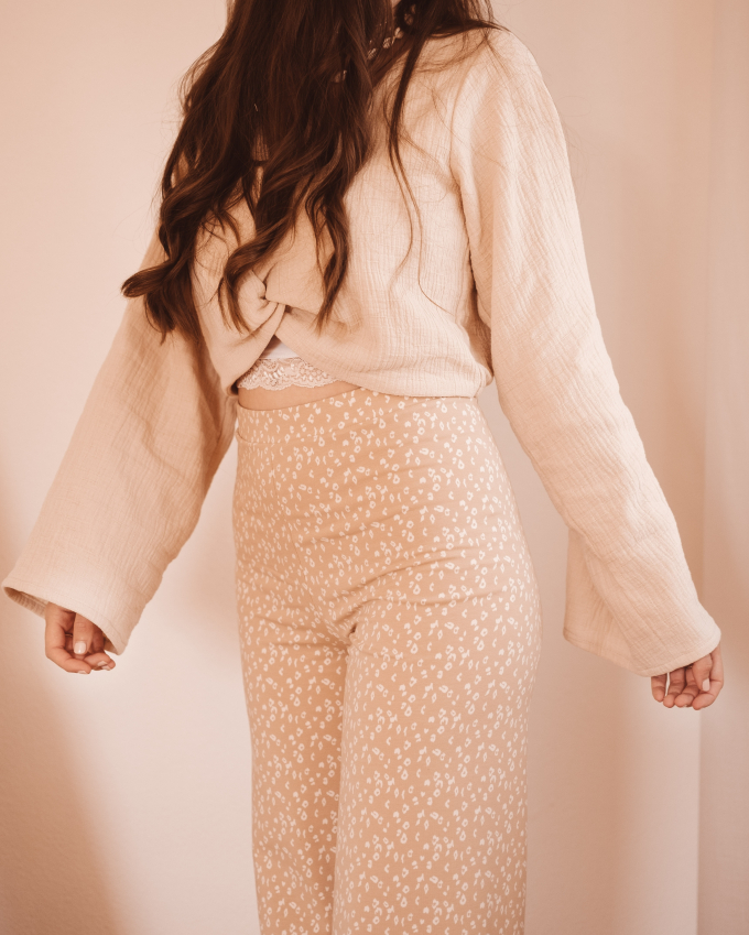 E-book Moreauthentic weite Jerseyhose Daisy, Duits