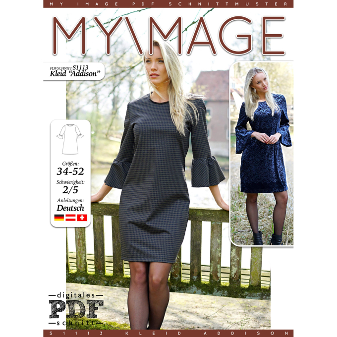 E-Book My Image S1113 Jurk Addison, nederlands