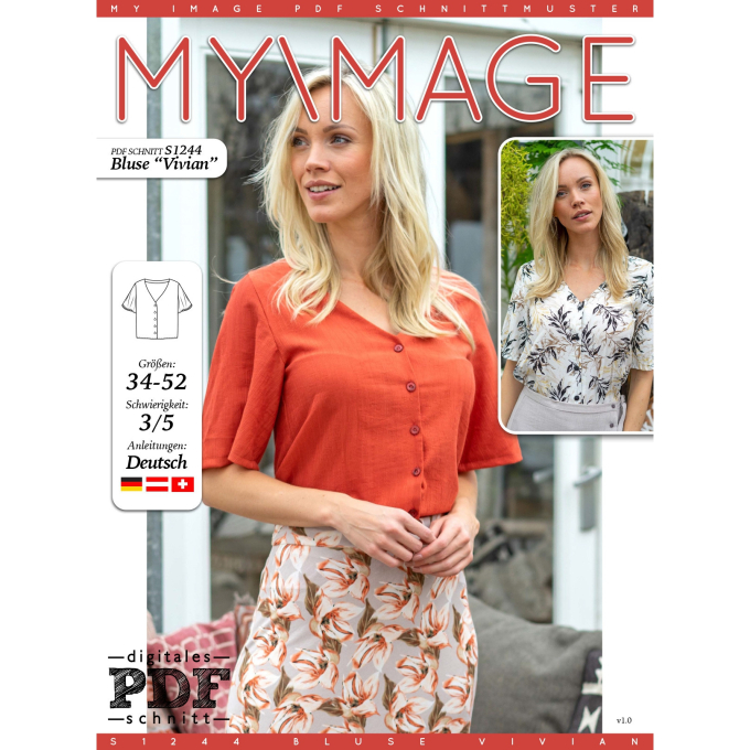 E-book My Image S1244 Blouse Vivian, Nederlands