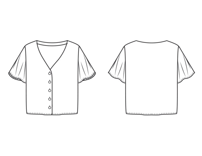 E-book My Image S1244 Blouse Vivian, Nederlands