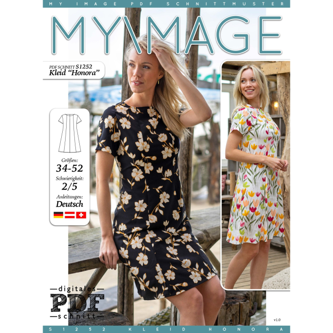 E-Book My Image S1252 Jurk Honora, Nederlands