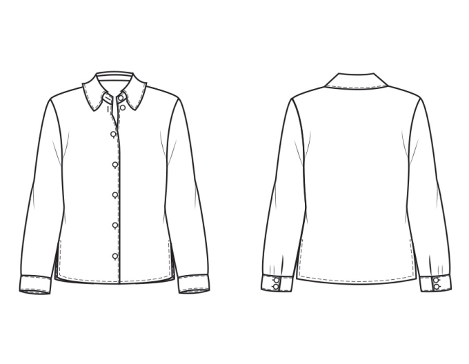 E-book My Image S1255 Blouse Esmay, Nederlands