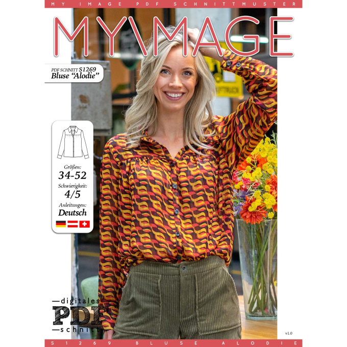 E-book My Image S1269 Blouse Alodie, Nederlands