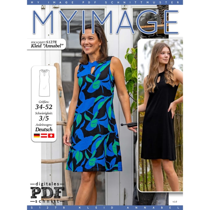 E-book My Image S1278 Jurk Annabel, Nederlands