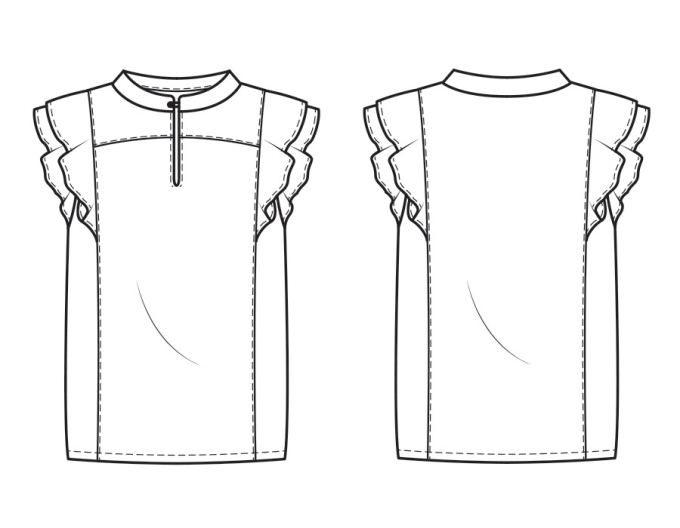 E-book My Image S1285 Blouse Dames Galia, Nederlands