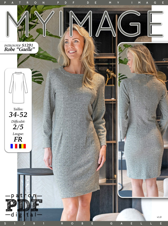 E-book My Image S1291 Jurk Dames Gaelle, Nederlands